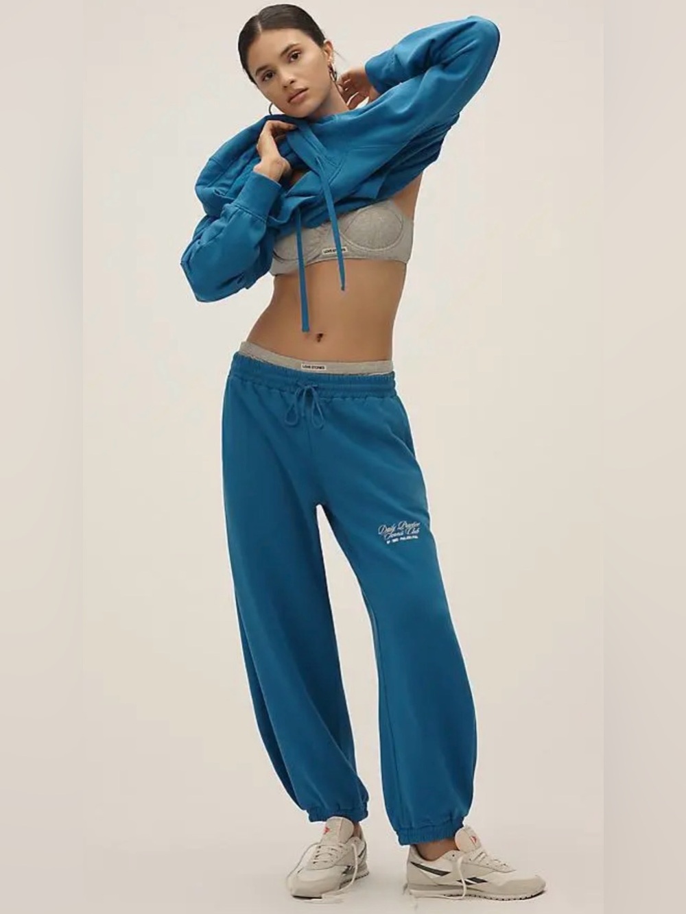 Anthropologie Daily Practice Cotton-Blend Graphic Sweatpants